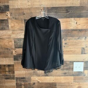 Lane Bryant Black Long Sleeve Blazer